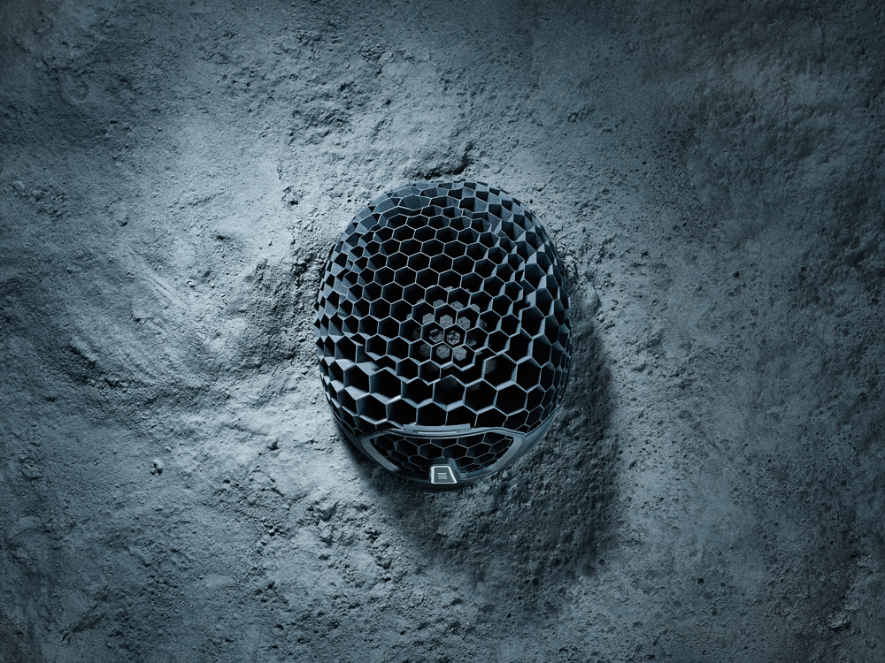 Individanpassad och 3d-printad, inre struktur till cykelhjälm.