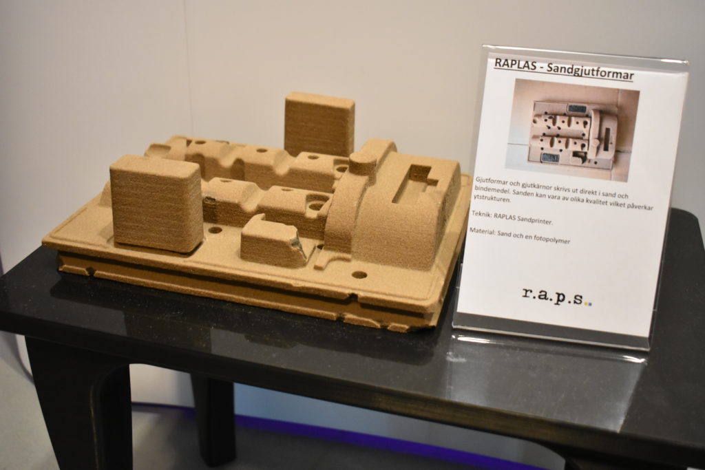 Sandprinting är ett intressant område där raps erbjuder en specifik Raplas-skrivare.