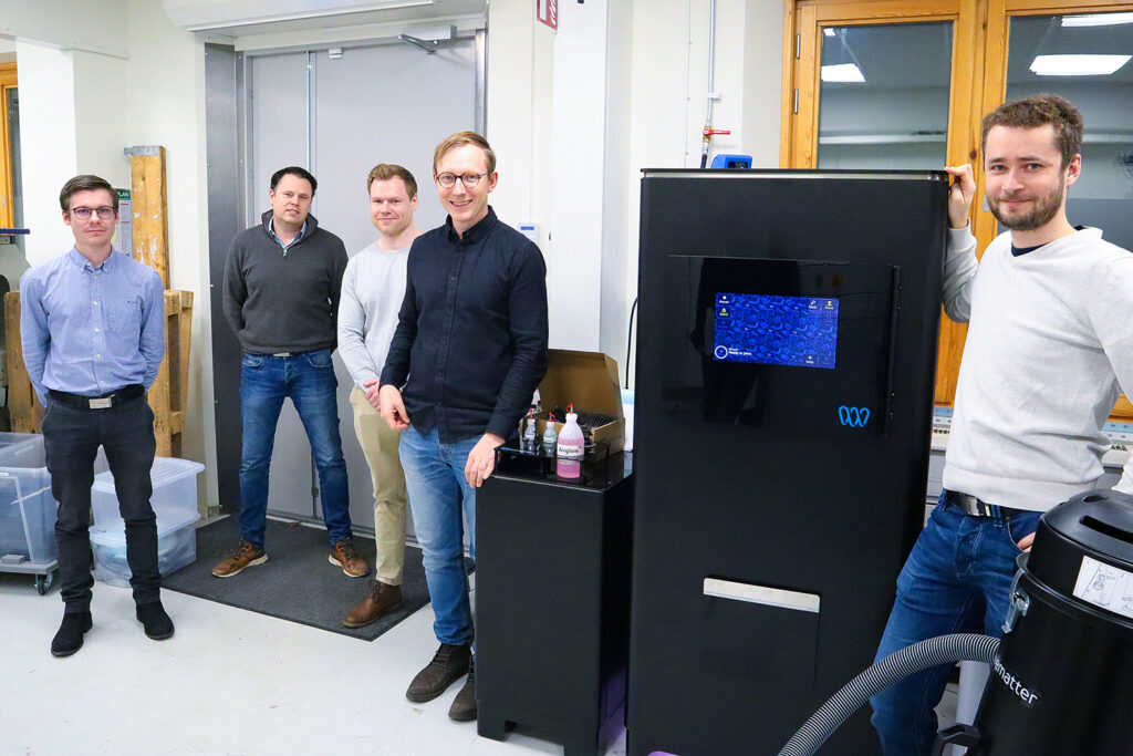 Wematter och Etteplan i nytt samarbete som inkluderar 3d-skrivaren Gravity 2021. Foto: Wematter 